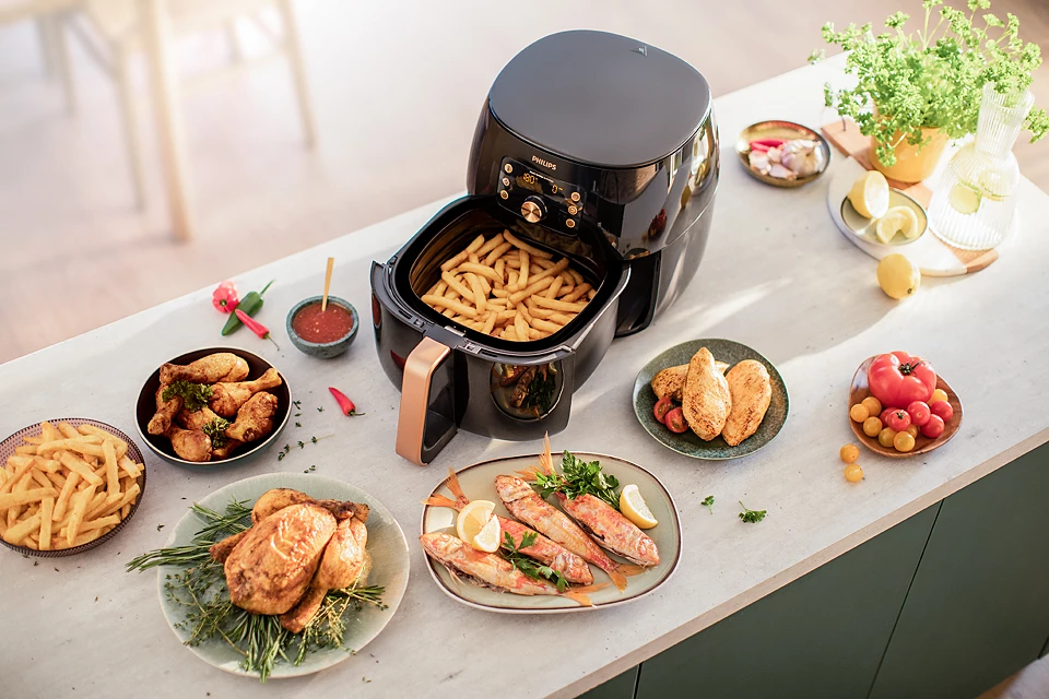 différente recettes avec l'airfryer philips xxl noir