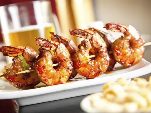 recette brochettes de crevettes épicées au airfrayer